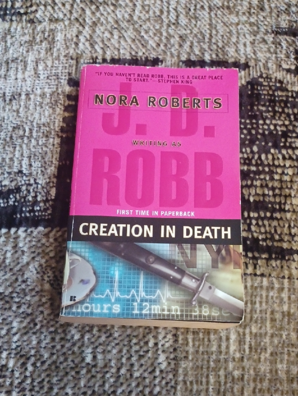 $4 Add-on Nora Roberts (J.D. Robb) "Creation in Death" - Paperback Book